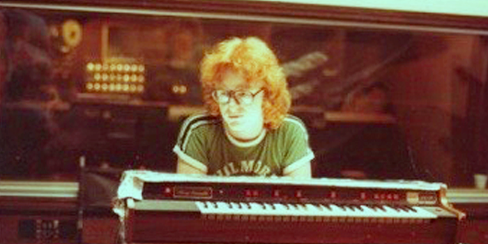 Peter at the soundboard in the early years